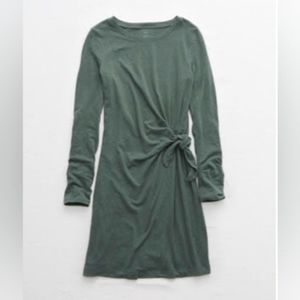 Aerie side tie dress